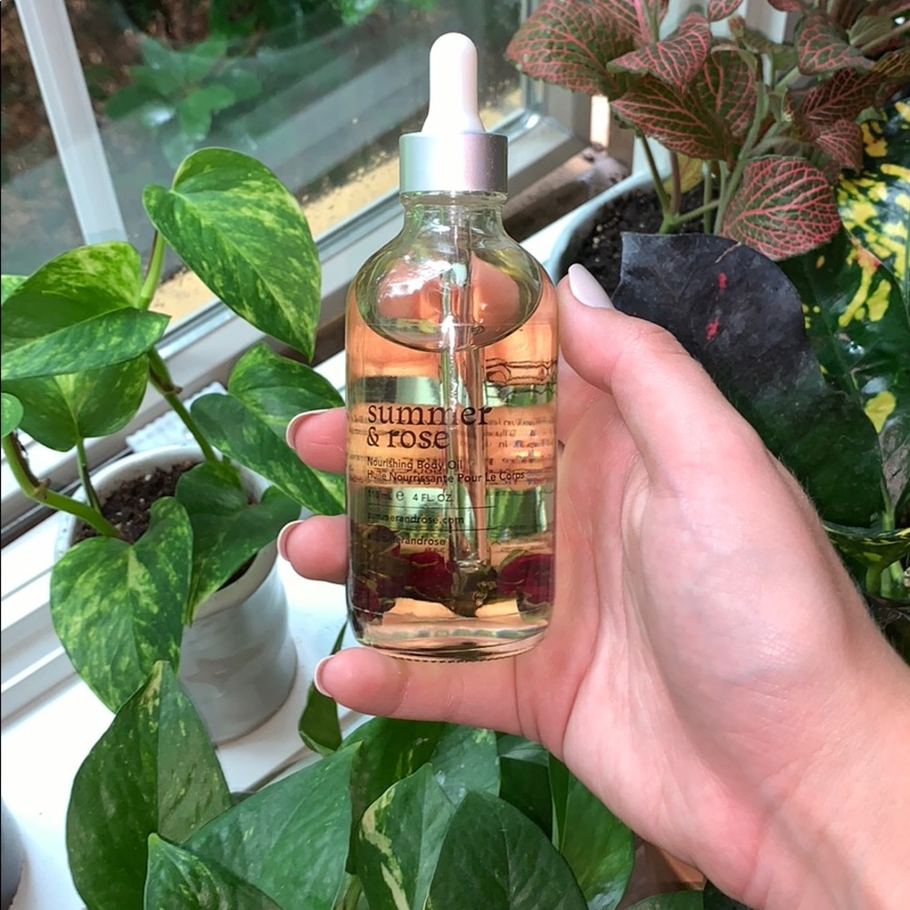Summer & rose body oil